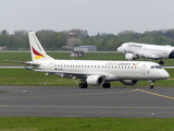 German Airways Embraer ERJ-190LR (ERJ-190-100LR) (D-AWSI) at  Dusseldorf - International, Germany