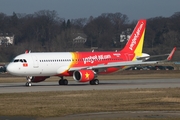 VietJet Air Airbus A320-214 (D-AXAA) at  Hamburg - Finkenwerder, Germany