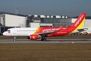 VietJet Air Airbus A320-214 (D-AXAA) at  Hamburg - Finkenwerder, Germany