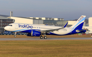 IndiGo Airbus A320-271N (D-AXAB) at  Hamburg - Finkenwerder, Germany