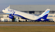 IndiGo Airbus A320-271N (D-AXAB) at  Hamburg - Finkenwerder, Germany