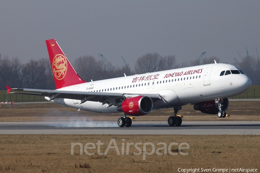 Juneyao Airlines Airbus A320-214 (D-AXAC) | Photo 21865