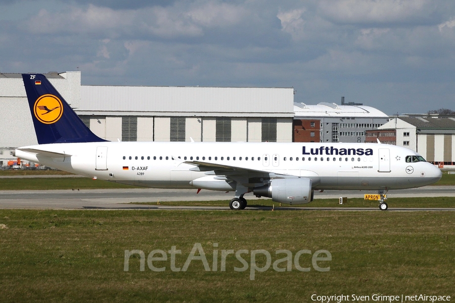 Lufthansa Airbus A320-214 (D-AXAF) | Photo 12098