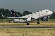 Saudi Arabian Airlines Airbus A320-214 (D-AXAH) at  Hamburg - Finkenwerder, Germany