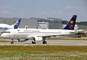 Saudi Arabian Airlines Airbus A320-214 (D-AXAH) at  Hamburg - Finkenwerder, Germany