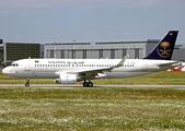 Saudi Arabian Airlines Airbus A320-214 (D-AXAH) at  Hamburg - Finkenwerder, Germany