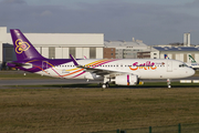 Thai Smile Airbus A320-232 (D-AXAH) at  Hamburg - Finkenwerder, Germany