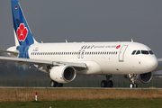 Qingdao Airlines Airbus A320-214 (D-AXAJ) at  Hamburg - Finkenwerder, Germany