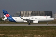 Qingdao Airlines Airbus A320-214 (D-AXAJ) at  Hamburg - Finkenwerder, Germany