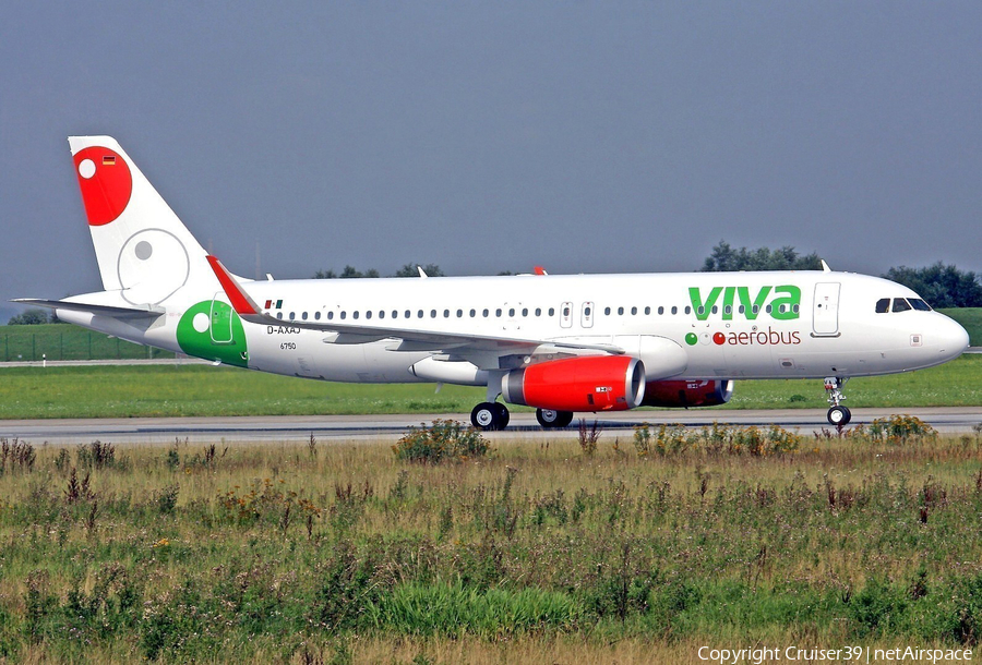 VivaAerobus Airbus A320-232 (D-AXAJ) | Photo 130034