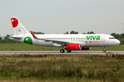 VivaAerobus Airbus A320-232 (D-AXAJ) at  Hamburg - Finkenwerder, Germany