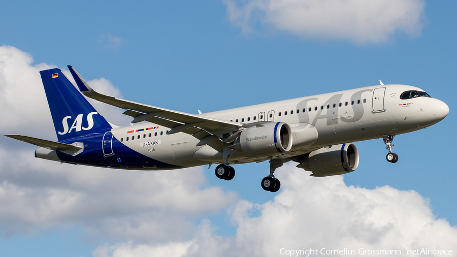 SAS - Scandinavian Airlines Airbus A320-251N (D-AXAK) | Photo 394973