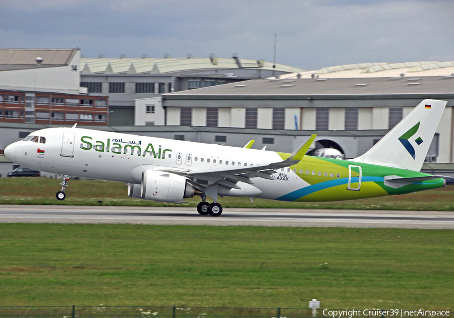 Salam Air Airbus A320-251N (D-AXAK) | Photo 362057