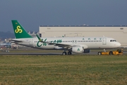 Spring Airlines Airbus A320-214 (D-AXAK) at  Hamburg - Finkenwerder, Germany