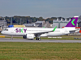 Sky Airline Airbus A320-251N (D-AXAM) at  Hamburg - Finkenwerder, Germany