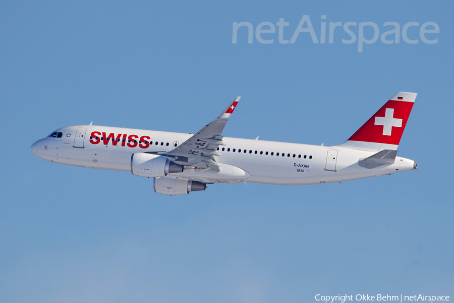 Swiss International Airlines Airbus A320-214 (D-AXAM) | Photo 71535