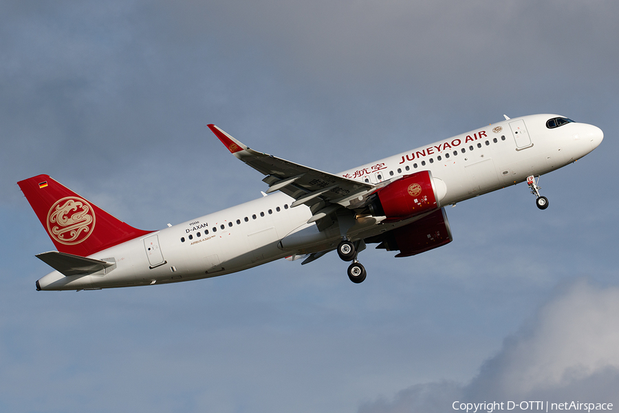 Juneyao Airlines Airbus A320-271N (D-AXAN) | Photo 408793