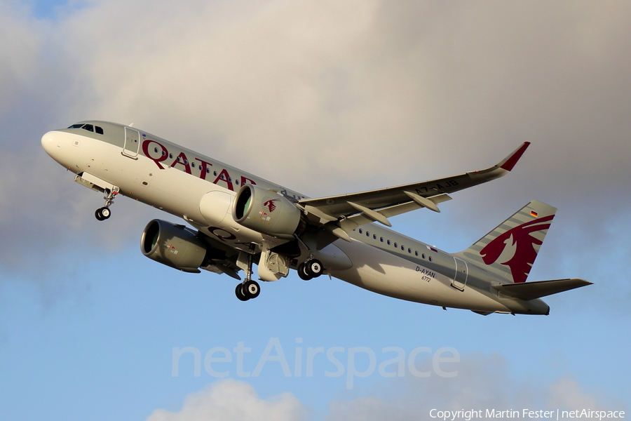 Qatar Airways Airbus A320-271N (D-AXAN) | Photo 92998