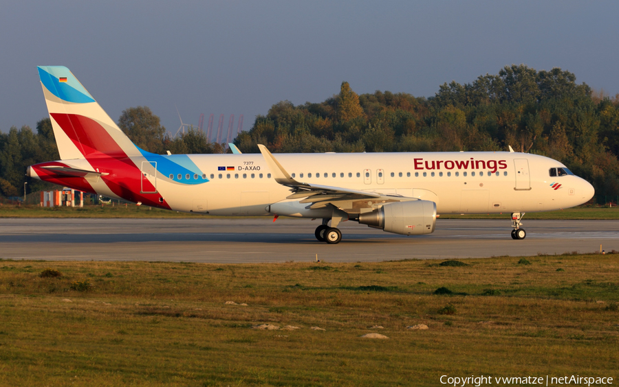 Eurowings Airbus A320-214 (D-AXAO) | Photo 129059