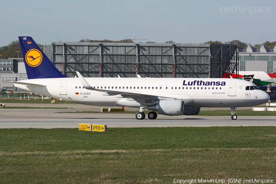 Lufthansa Airbus A320-214 (D-AXAO) | Photo 46031