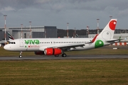 VivaAerobus Airbus A320-232 (D-AXAO) at  Hamburg - Finkenwerder, Germany