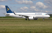 Air Astana Airbus A320-271N (D-AXAP) at  Hamburg - Finkenwerder, Germany