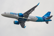 Jazeera Airways Airbus A320-251N (D-AXAQ) at  Hamburg - Finkenwerder, Germany