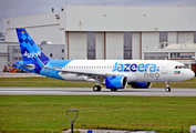 Jazeera Airways Airbus A320-251N (D-AXAQ) at  Hamburg - Finkenwerder, Germany