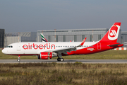 Air Berlin Airbus A320-214 (D-AXAS) at  Hamburg - Finkenwerder, Germany