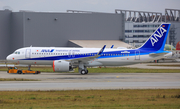 All Nippon Airways - ANA Airbus A320-271N (D-AXAS) at  Hamburg - Finkenwerder, Germany