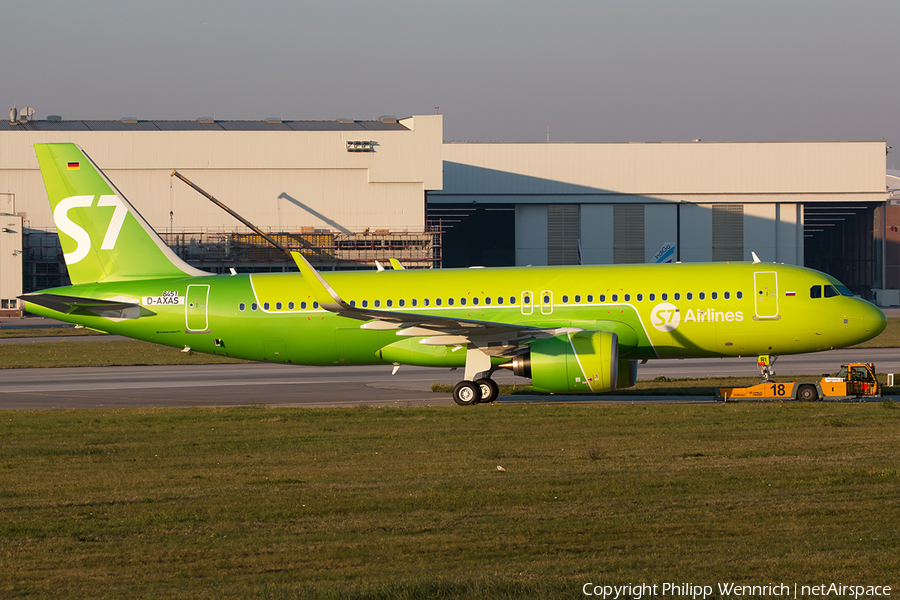 S7 Airlines Airbus A320-271N (D-AXAS) | Photo 289038