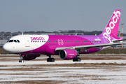 Peach Airbus A320-214 (D-AXAU) at  Hamburg - Finkenwerder, Germany