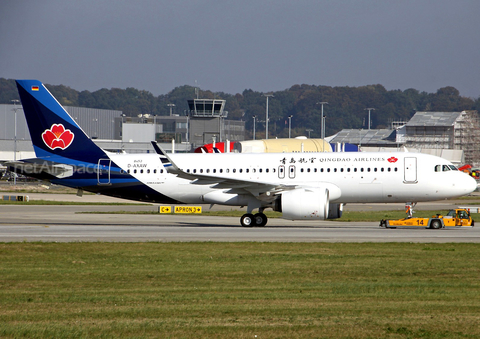 Qingdao Airlines Airbus A320-271N (D-AXAW) at  Hamburg - Finkenwerder, Germany