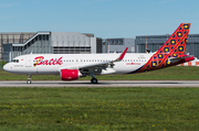 Batik Air Airbus A320-214 (D-AXAX) at  Hamburg - Finkenwerder, Germany