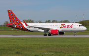 Batik Air Airbus A320-214 (D-AXAX) at  Hamburg - Finkenwerder, Germany