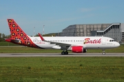 Batik Air Airbus A320-214 (D-AXAX) at  Hamburg - Finkenwerder, Germany