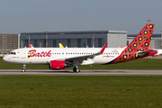 Batik Air Airbus A320-214 (D-AXAX) at  Hamburg - Finkenwerder, Germany