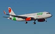 VivaAerobus Airbus A320-232 (D-AXAY) at  Hamburg - Finkenwerder, Germany