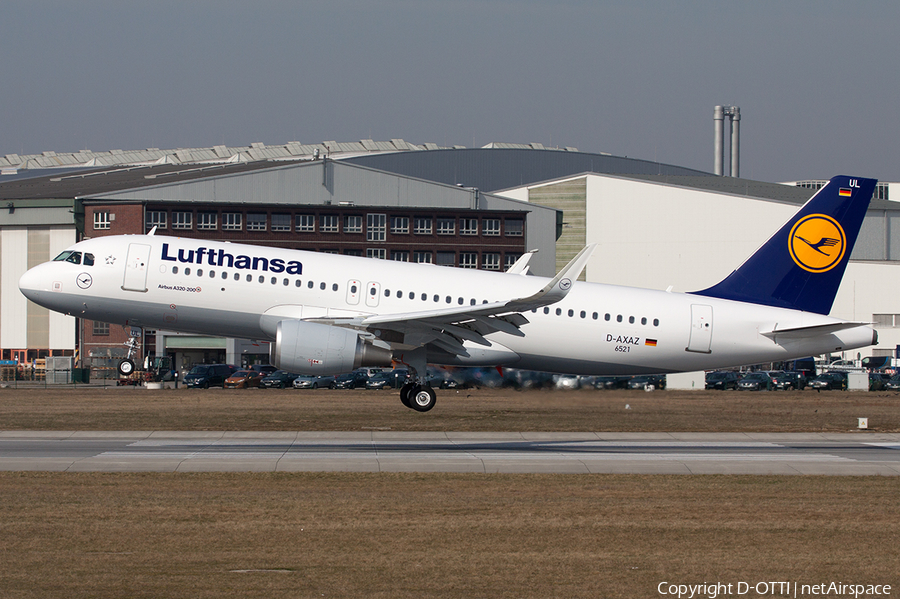 Lufthansa Airbus A320-214 (D-AXAZ) | Photo 483638