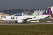 Sky Airline Airbus A320-251N (D-AXAZ) at  Hamburg - Finkenwerder, Germany