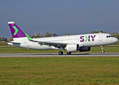 Sky Airline Airbus A320-251N (D-AXAZ) at  Hamburg - Finkenwerder, Germany