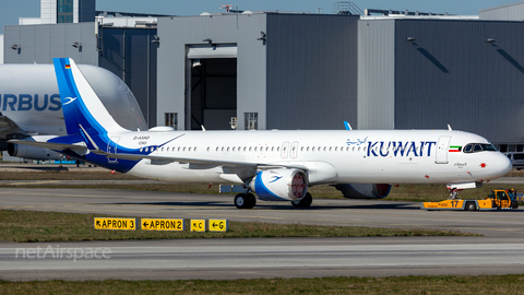 Kuwait Airways Airbus A321-251NX (D-AXXD) at  Hamburg - Finkenwerder, Germany