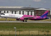 Wizz Air Abu Dhabi Airbus A321-271NX (D-AXXF) at  Hamburg - Finkenwerder, Germany