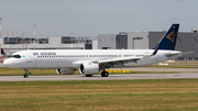 Air Astana Airbus A321-271NX (D-AXXJ) at  Hamburg - Finkenwerder, Germany