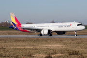 Asiana Airlines Airbus A321-251NX (D-AXXW) at  Hamburg - Finkenwerder, Germany