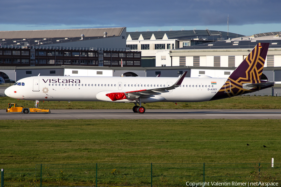 Vistara Airbus A321-251NX (D-AXXY) | Photo 536875