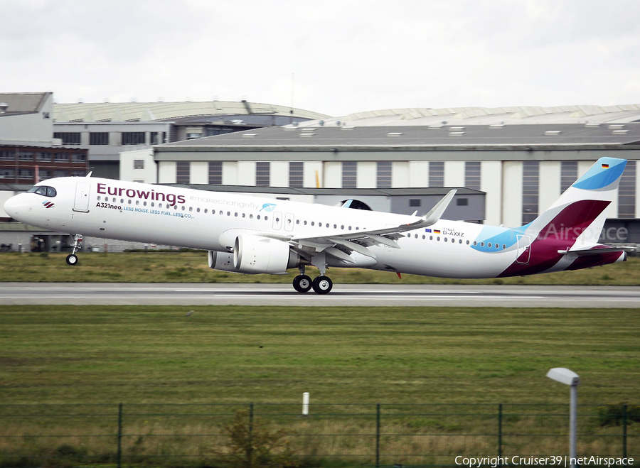 Eurowings Airbus A321-251NX (D-AXXZ) | Photo 635779