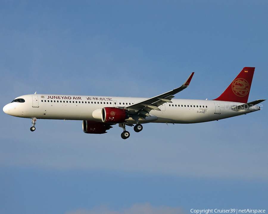 Juneyao Airlines Airbus A321-271NX (D-AYAD) | Photo 580188