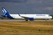 Aegean Airlines Airbus A321-271NX (D-AYAE) at  Hamburg - Finkenwerder, Germany