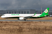 EVA Air Airbus A321-211 (D-AYAF) at  Hamburg - Finkenwerder, Germany